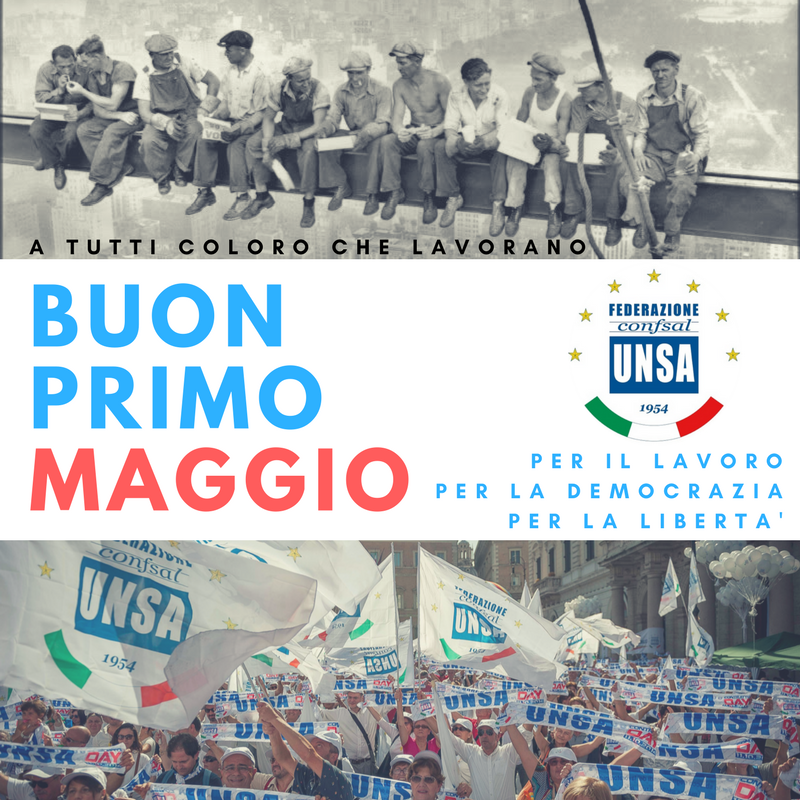 buon primo maggio UNSA