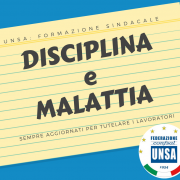 formazione sindacale unsa - disciplina e malattia