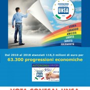 locandina confsal-unsa rsu 2018